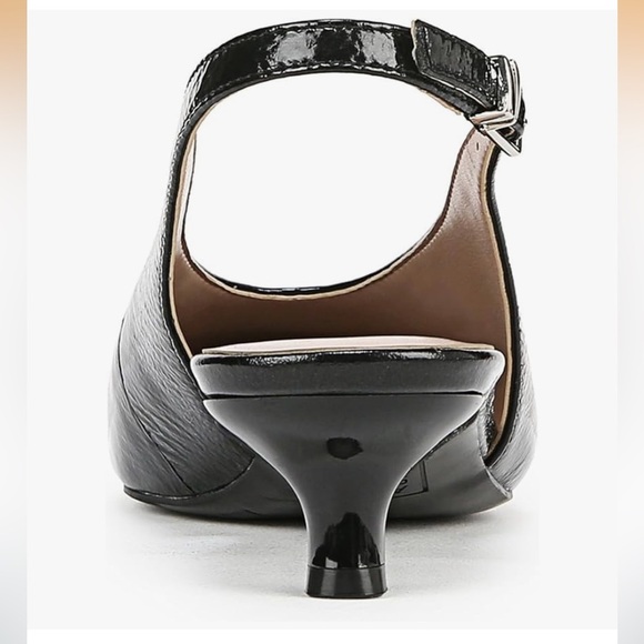 Naturalizer Black Slingback kitten Heels Nicolette Pump - Picture 3 of 12